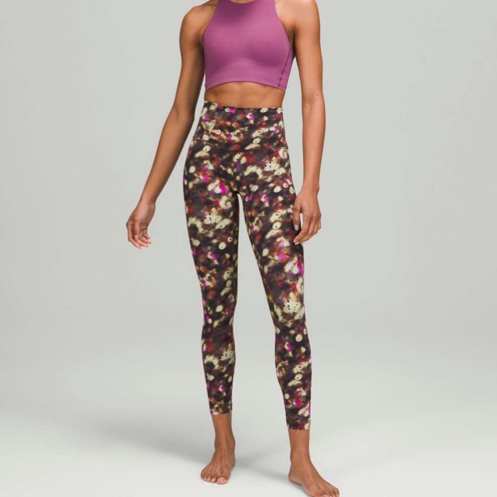 lululemon athletica Multicolor Floral Leggings